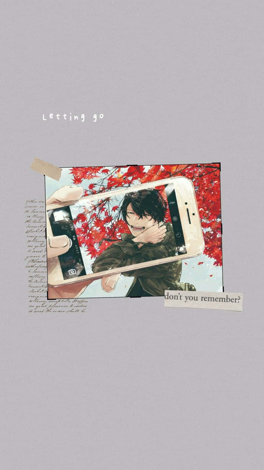 Letting Go Autumn Memory Wallpaper