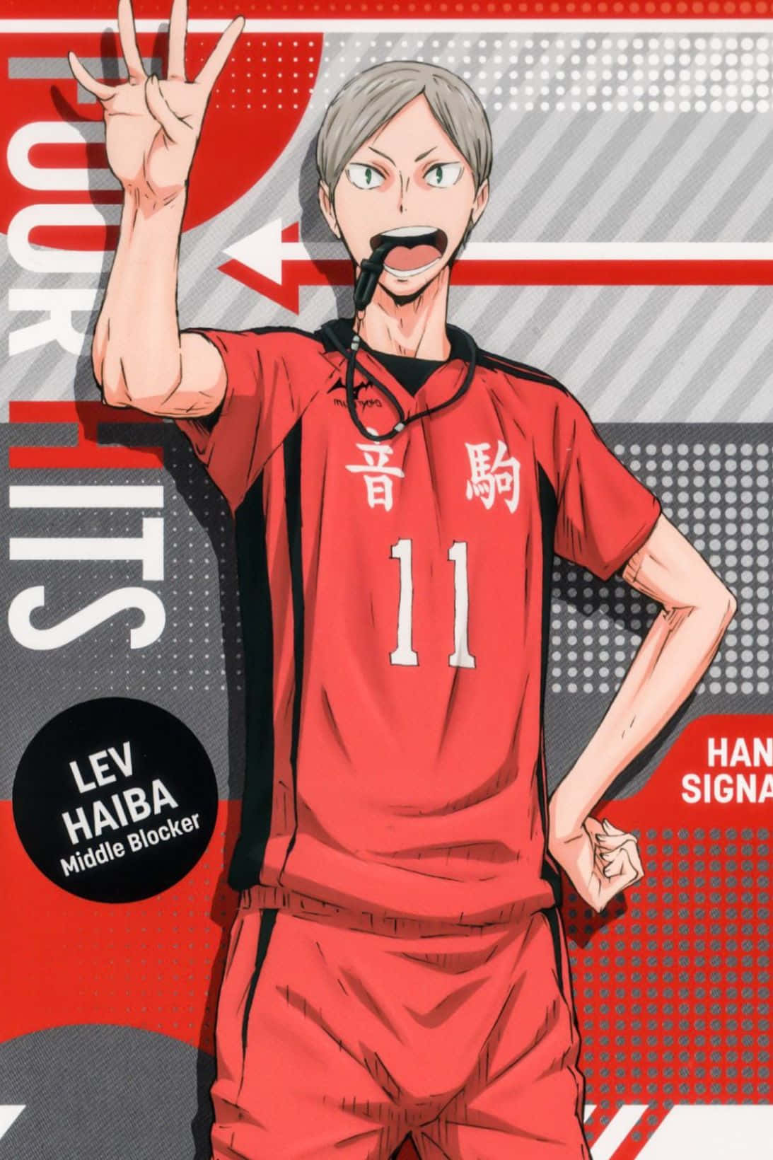 Lev Haiba, Charismatic Volleyball Player Wallpaper