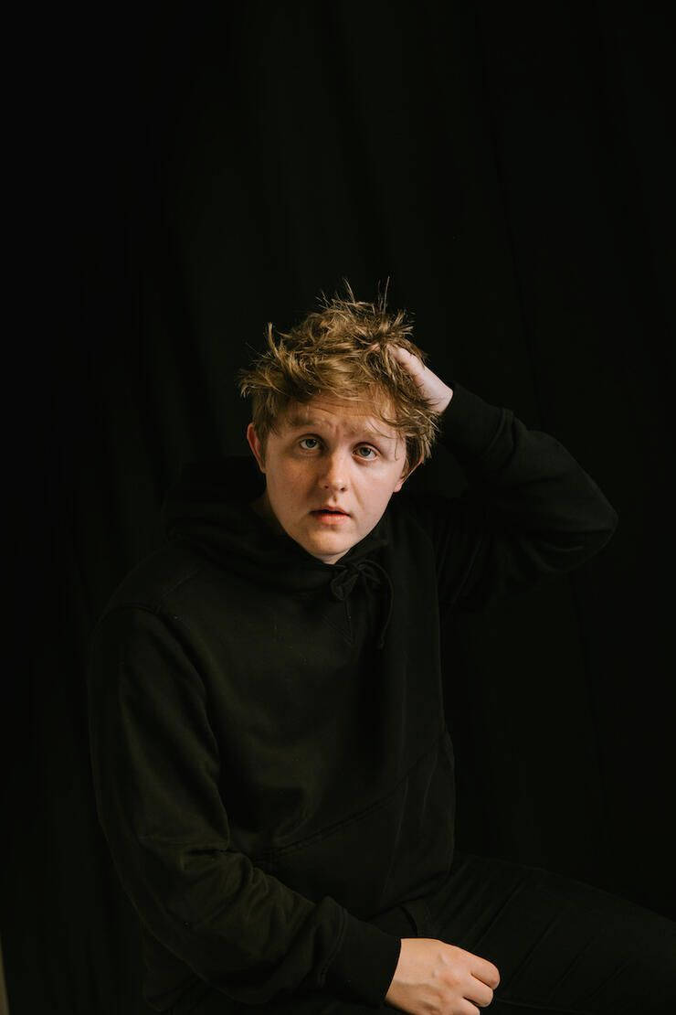 Lewis Capaldi Black Mobile Wallpaper