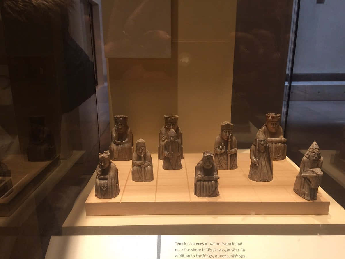 Lewis_ Chessmen_ Display_ National_ Museum_of_ Scotland Wallpaper