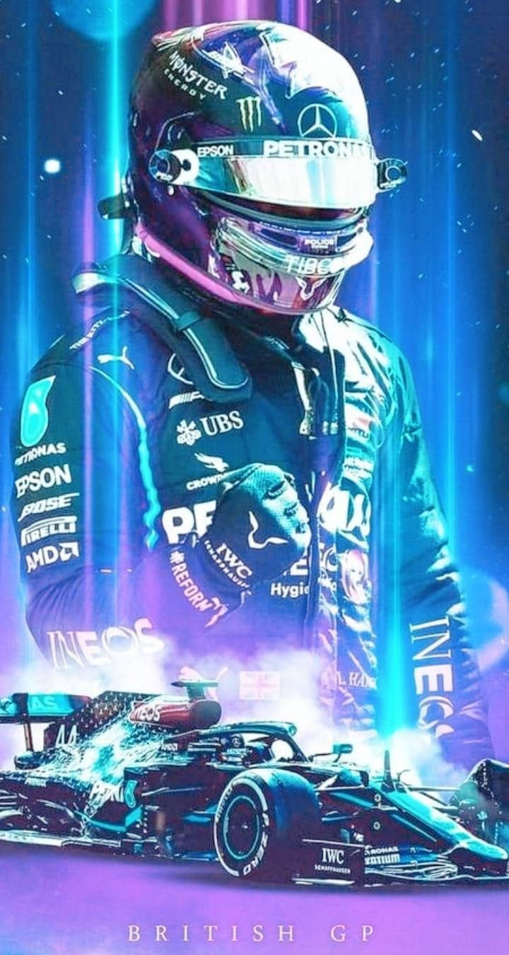 Lewis Hamilton's Roaring Success At The British Gp Wallpaper