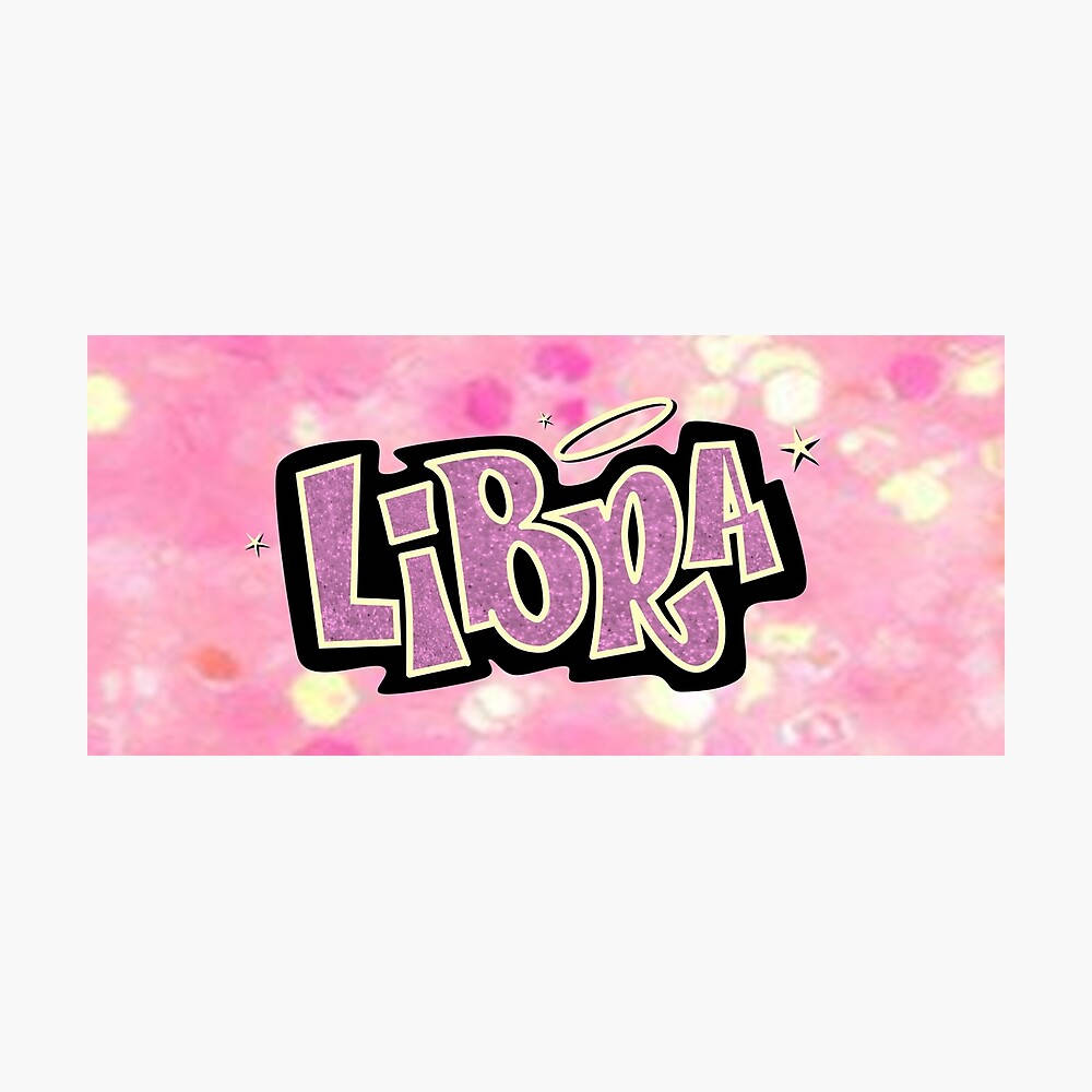 Libra Bratz Lettering Wallpaper