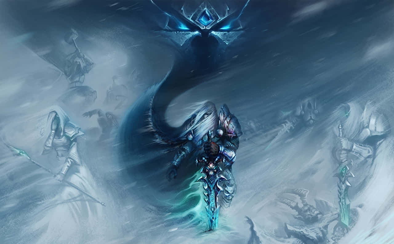 Lich King Arthas Menethil Artwork Wallpaper