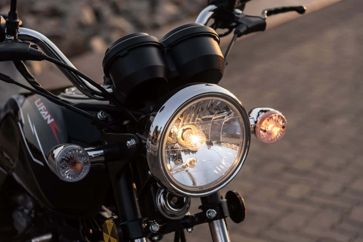 Lifan Motorcycle Headlight Detail Wallpaper