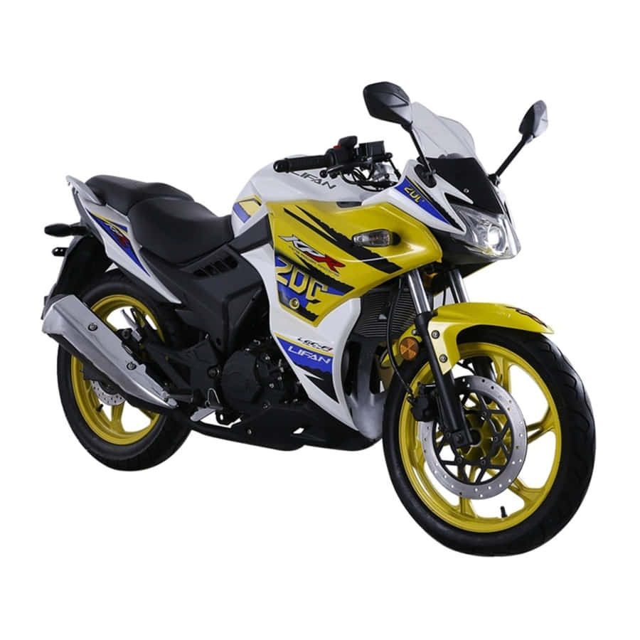 Lifan Sport Motorcycle Isolated Wallpaper