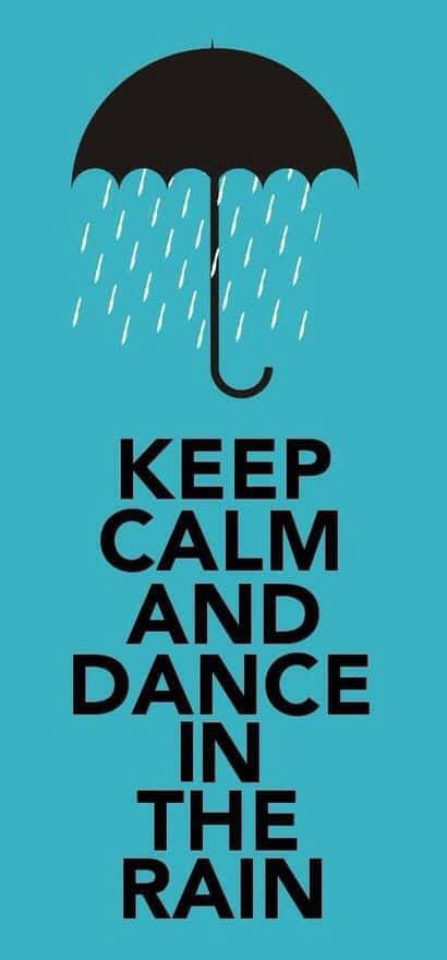 “life Is Like The Rain. On A Sunny Day, You Don't Really Pay Attention To It. But When It's Pouring, You Can't Ignore It.” Wallpaper