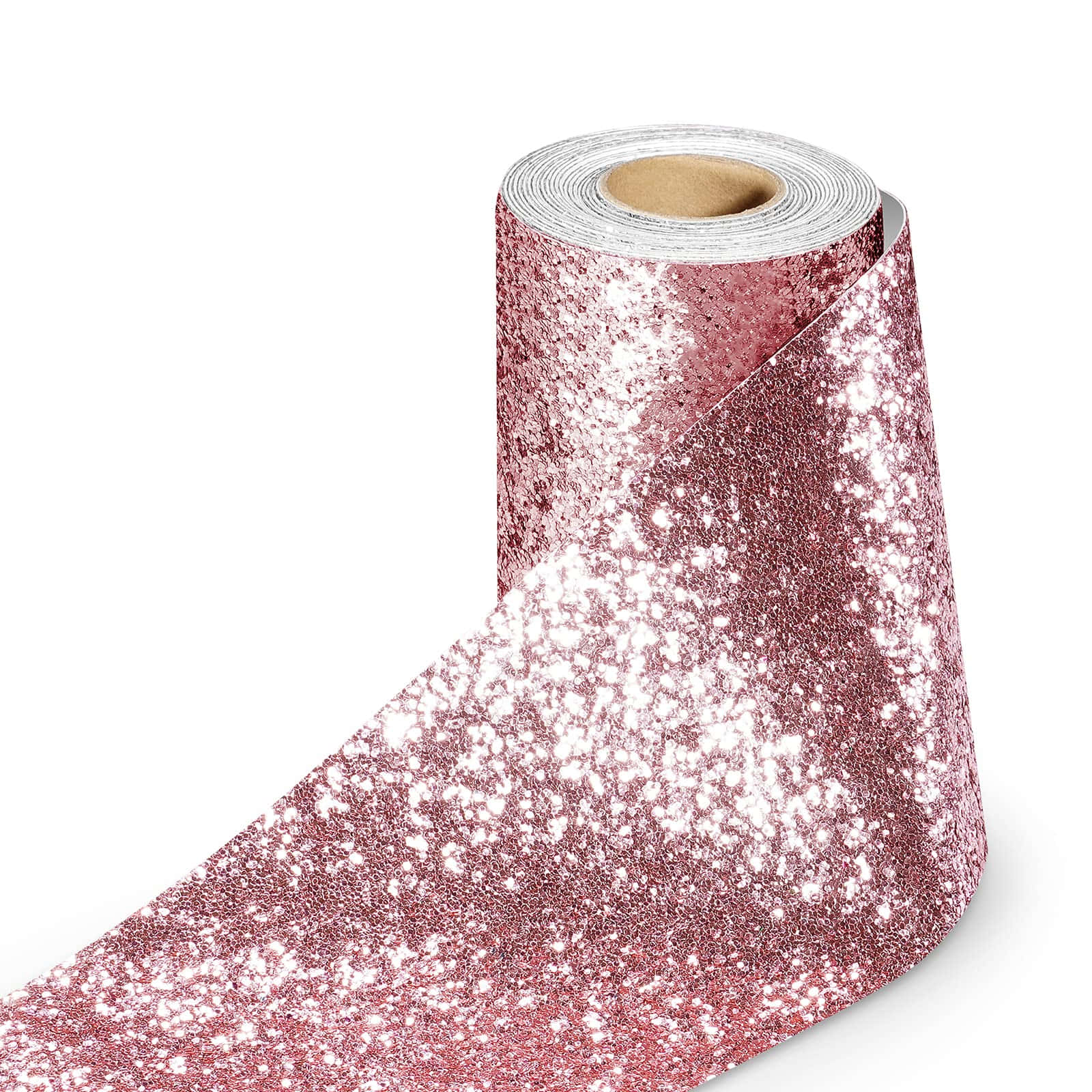 Light Pink Glitter Roll Wallpaper