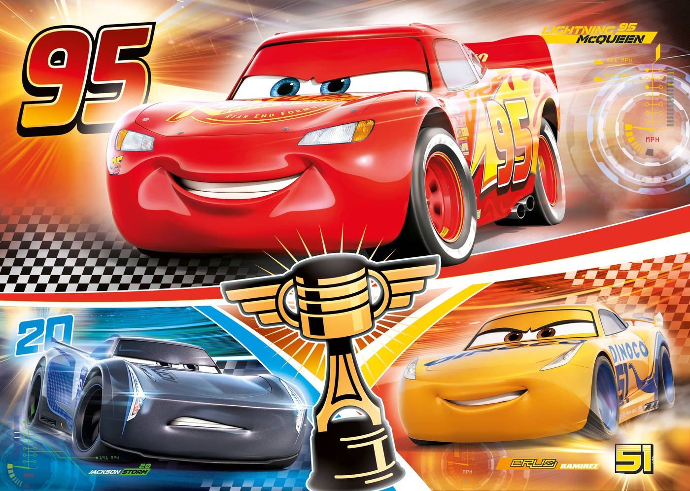 Lightning Jackson Cruz Cars 3 Wallpaper