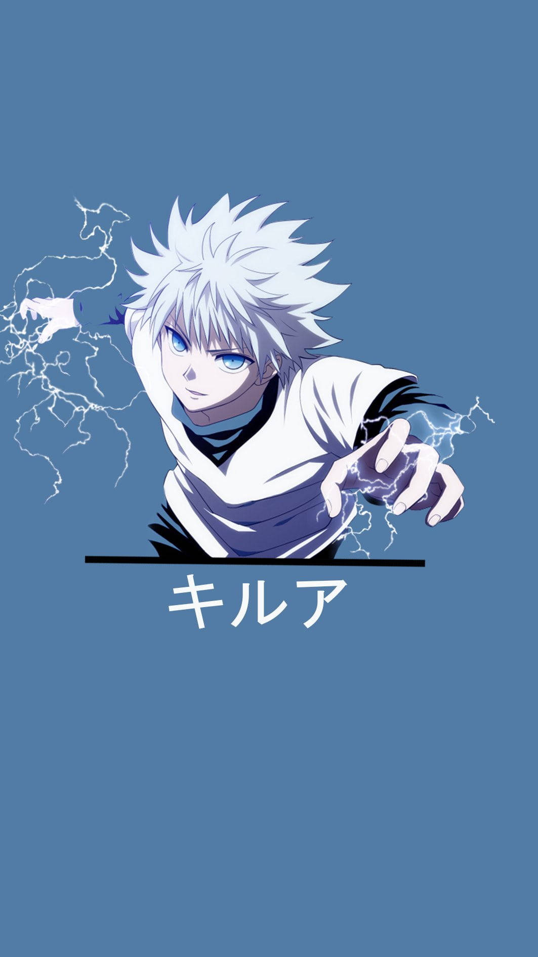 Lightning Strike Killua Iphone Wallpaper