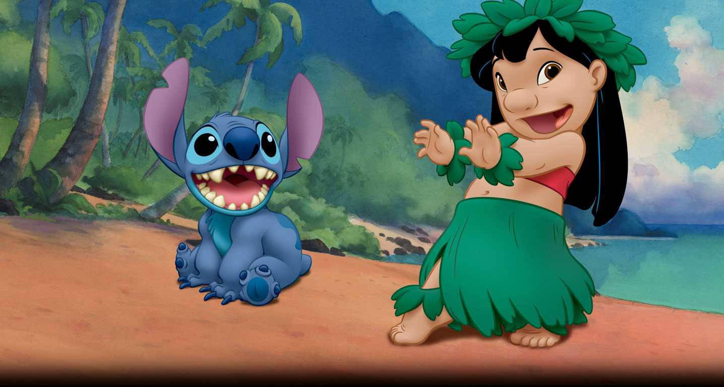 Lilo And Stitch 3d Style Hula Wallpaper