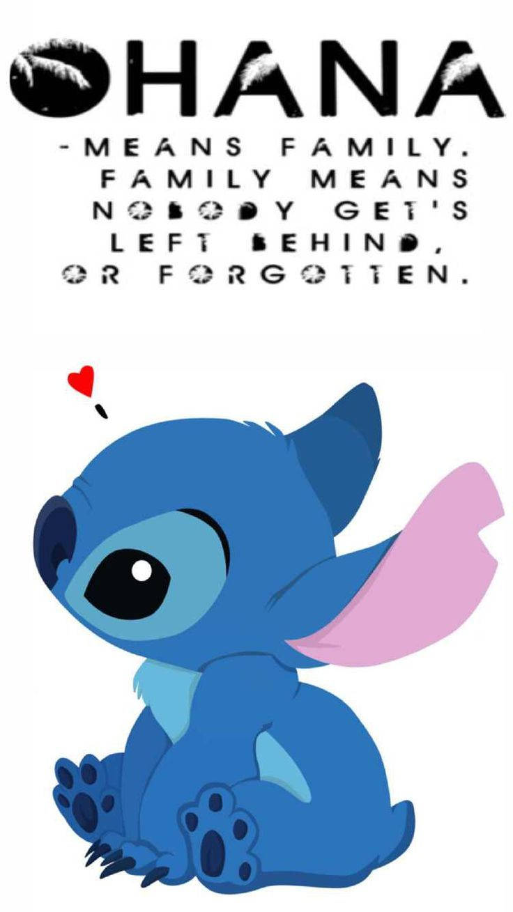 Lilo And Stitch Iphone Ohana Wallpaper