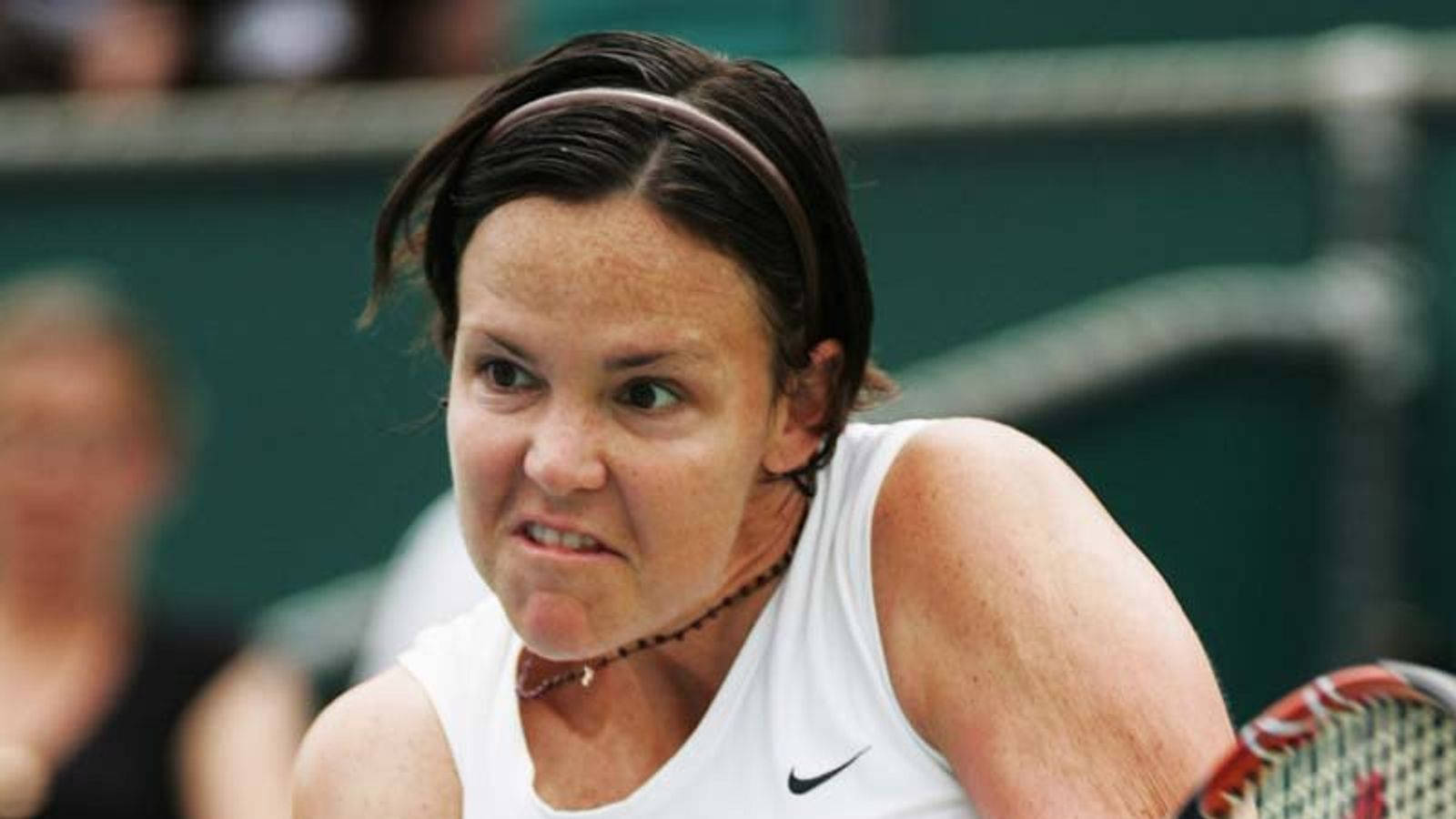 Lindsay Davenport Spontaneous Facial Expression Wallpaper