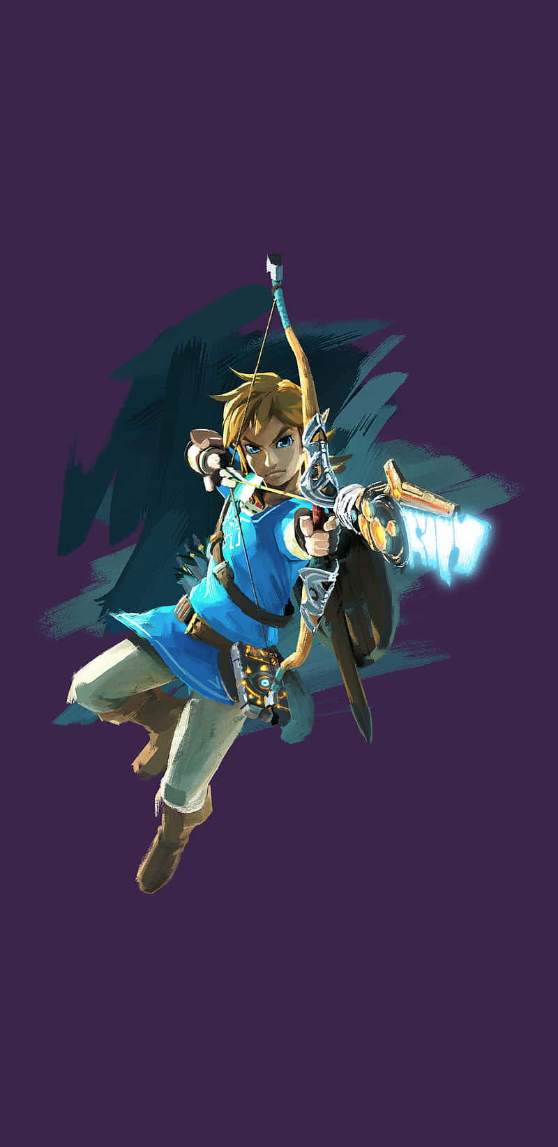 Link Armed With Bowand Arrow Wallpaper