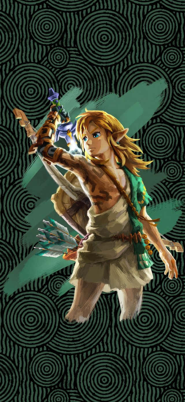 Link Hero With Bow Fantasy Artwork Wallpaper