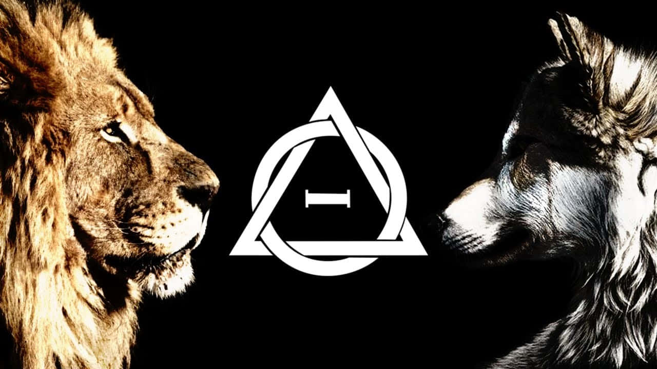 Lion Wolf Therian Symbol Wallpaper