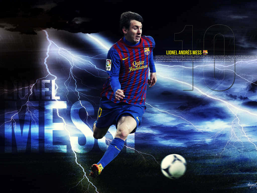 Lionel Messi Exudes Coolness Wallpaper