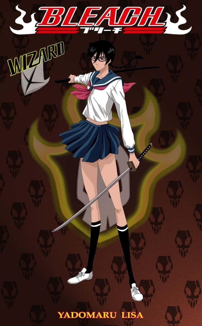 Lisa Yadomaru: A Strong And Fearless Warrior From The Anime Bleach Wallpaper