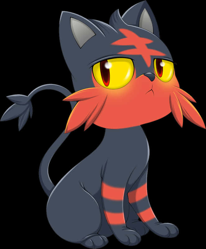 Litten Looking At Side Wallpaper