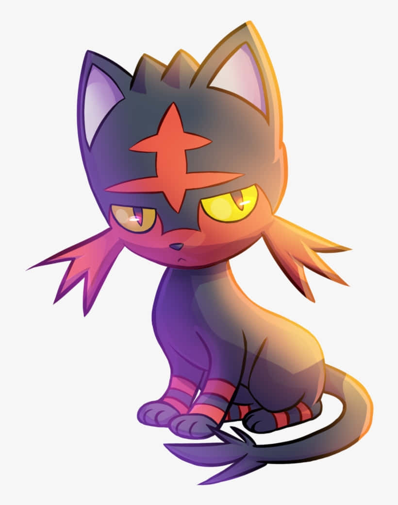 Litten With Shining Light Wallpaper