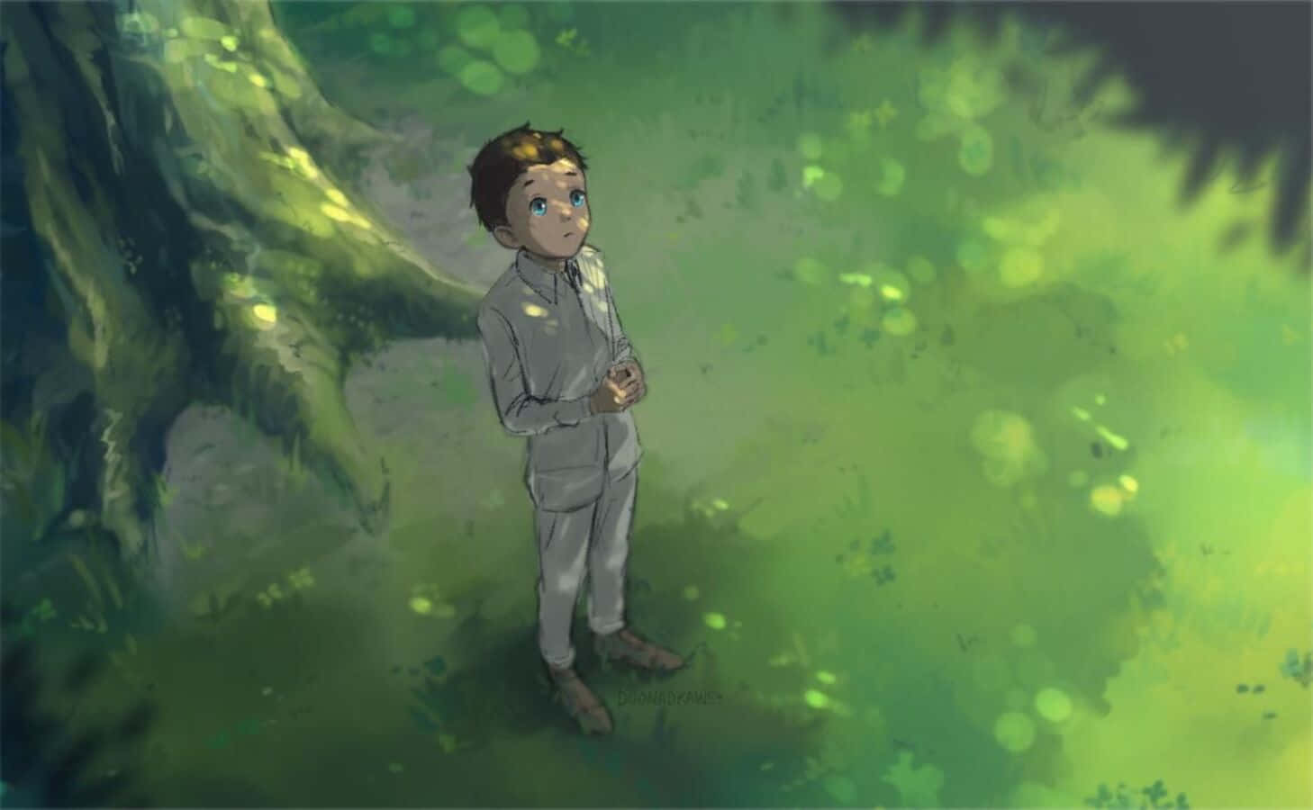 Little Phil From The Promised Neverland Wallpaper