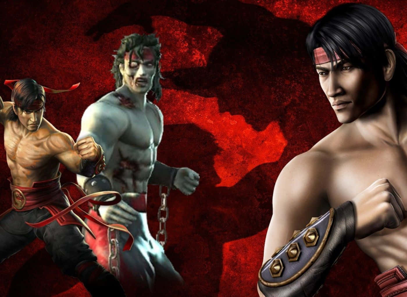 Liu Kang In Fierce Combat Action - Mortal Kombat Wallpaper