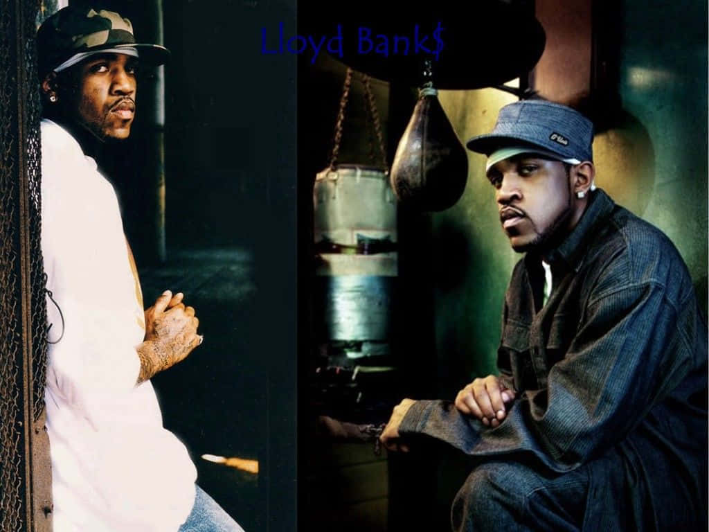 Lloyd Banks Dual Portrait Wallpaper