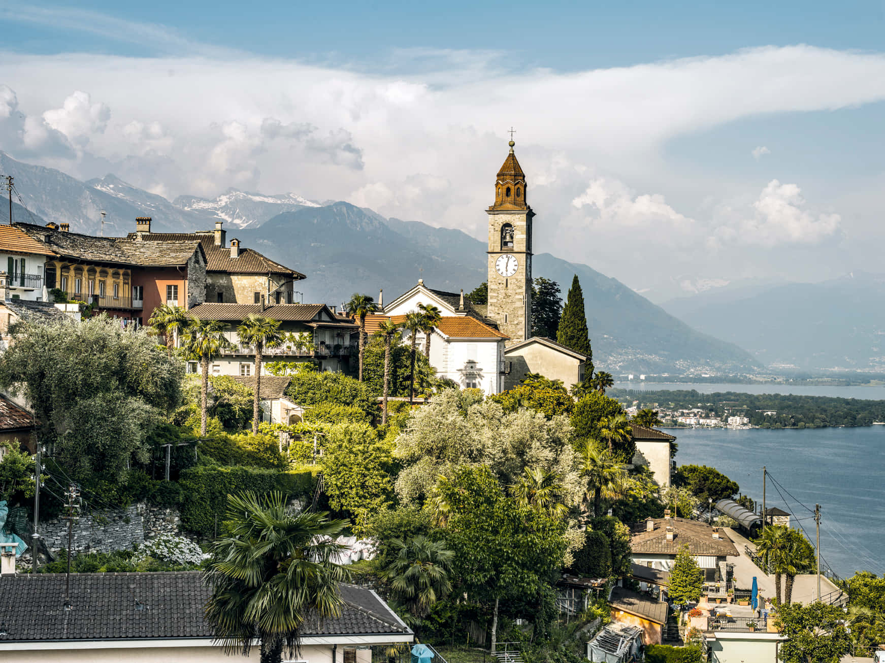 Locarno Lake Maggiore View Wallpaper