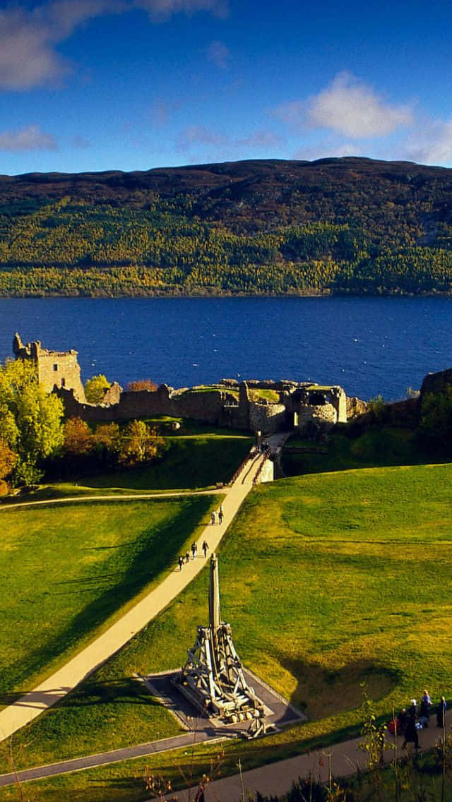 Loch Ness Lake Portrait Wallpaper