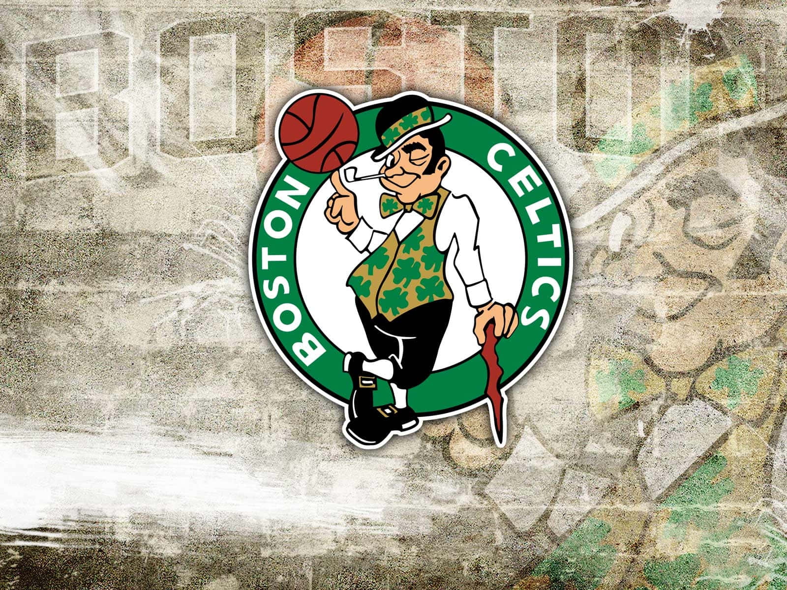 Logo Of The Boston Celtics Basketball Team Wallpaper