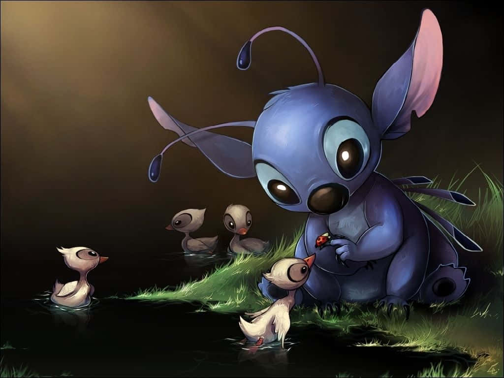 Look At This Adorable Baby Stitch! Wallpaper