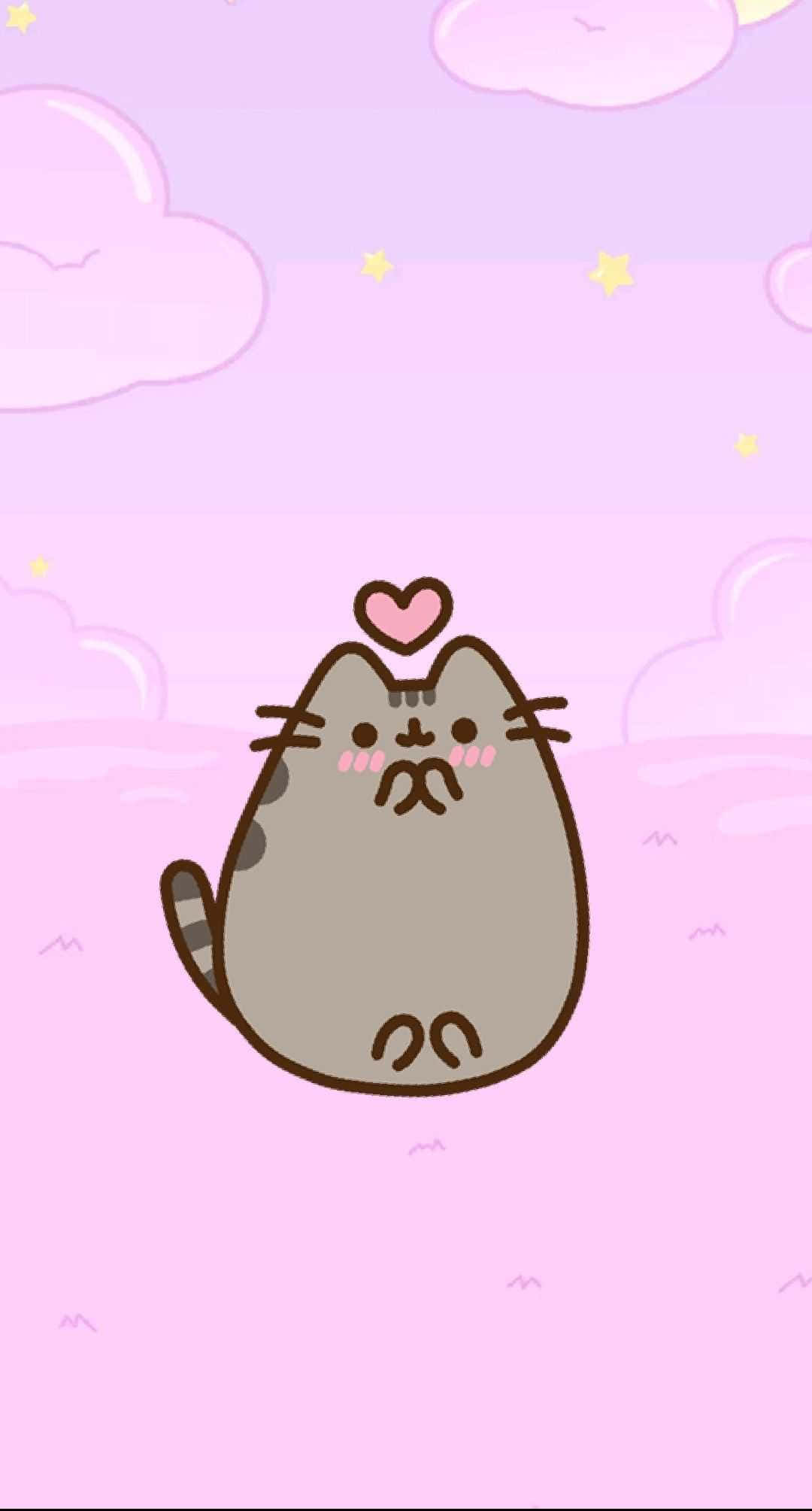 Look At This Adorable Kawaii Pusheen! Wallpaper