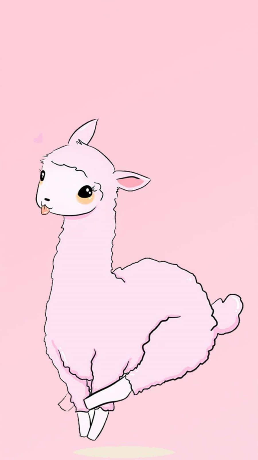 Look At This Cute Llama! Wallpaper