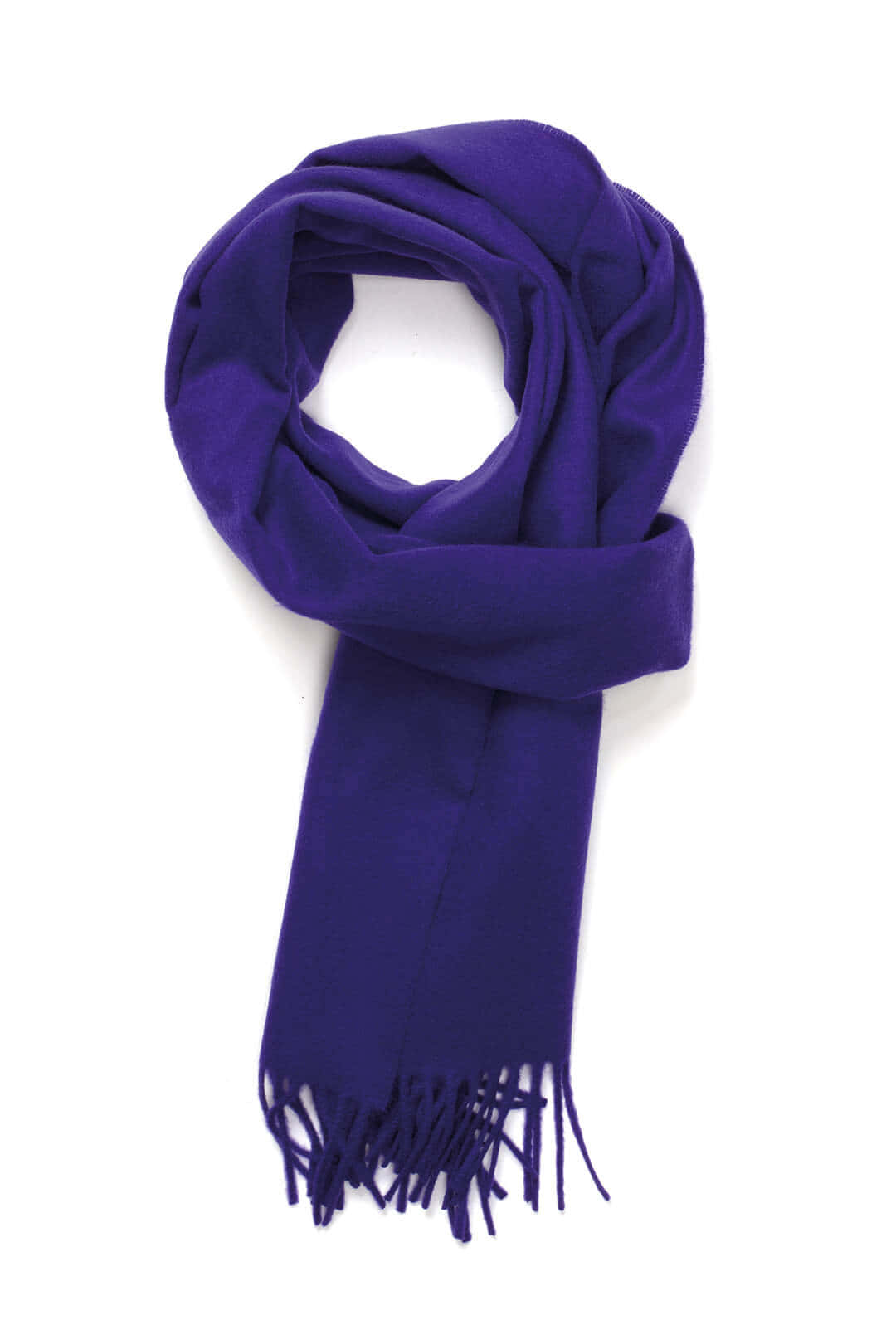 Look Beautiful And Chic With A Purple Scarf Wallpaper