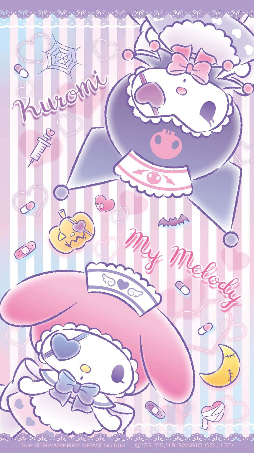 Look Cute And Stylish With Kuromi Aesthetic! Wallpaper