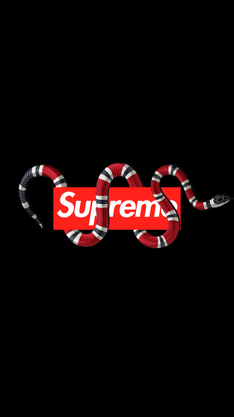 Look Good And Feel Good With Supreme Drip Wallpaper