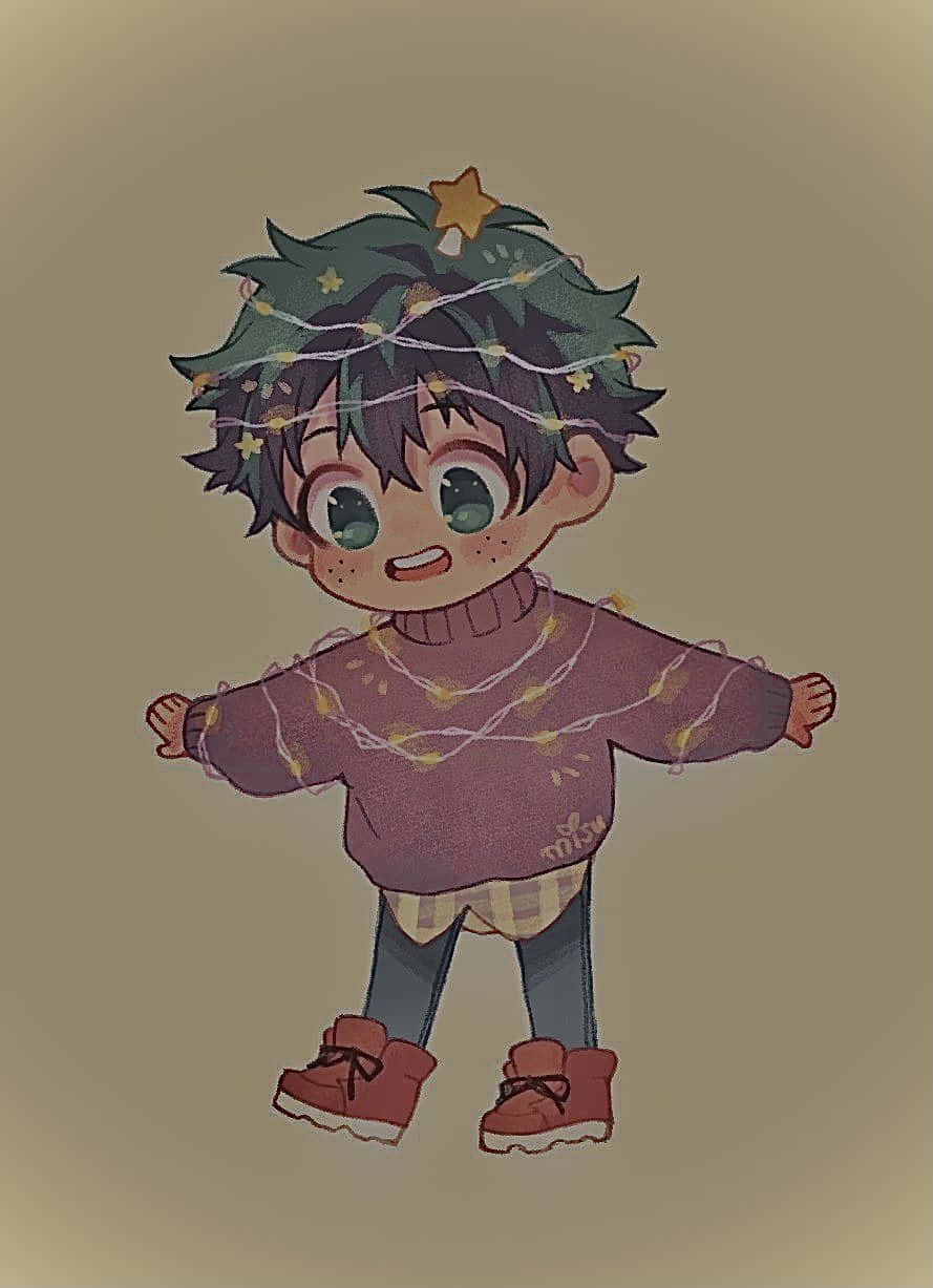 Look How Cute Baby Deku Is! Wallpaper