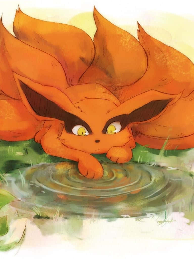 Look How Cute Kurama Is! Wallpaper