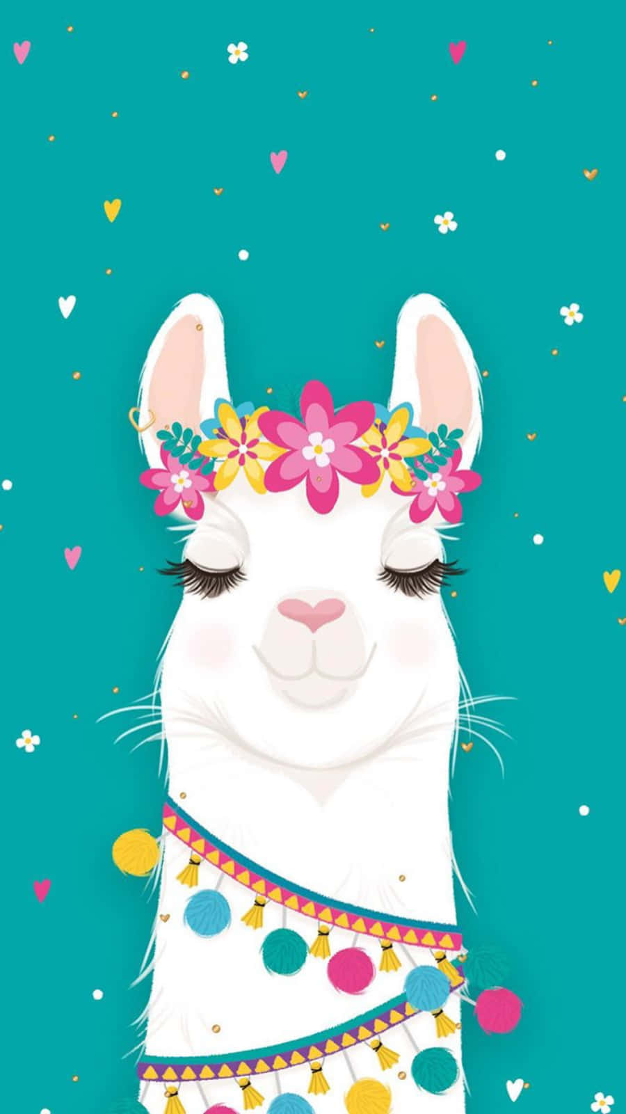 Look How Cute This Llama Is! Wallpaper