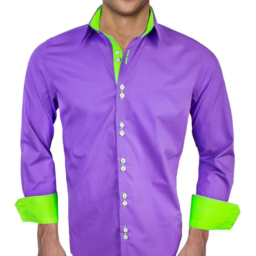 Look Sophisticated With A Purple Shirt Wallpaper