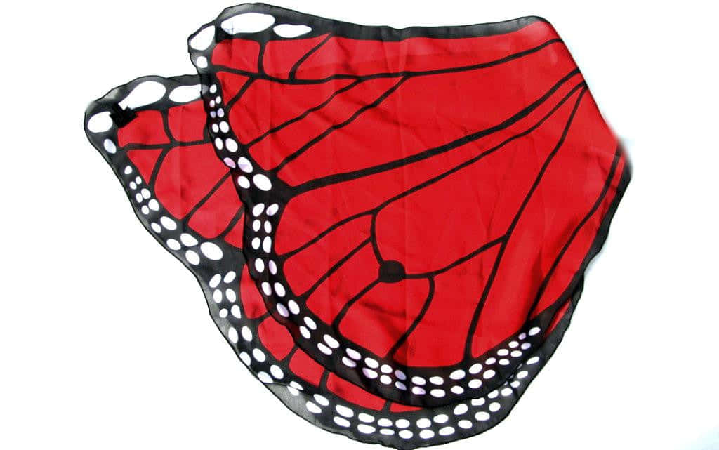 Look Stunning With Butterfly Wing Dress Wallpaper