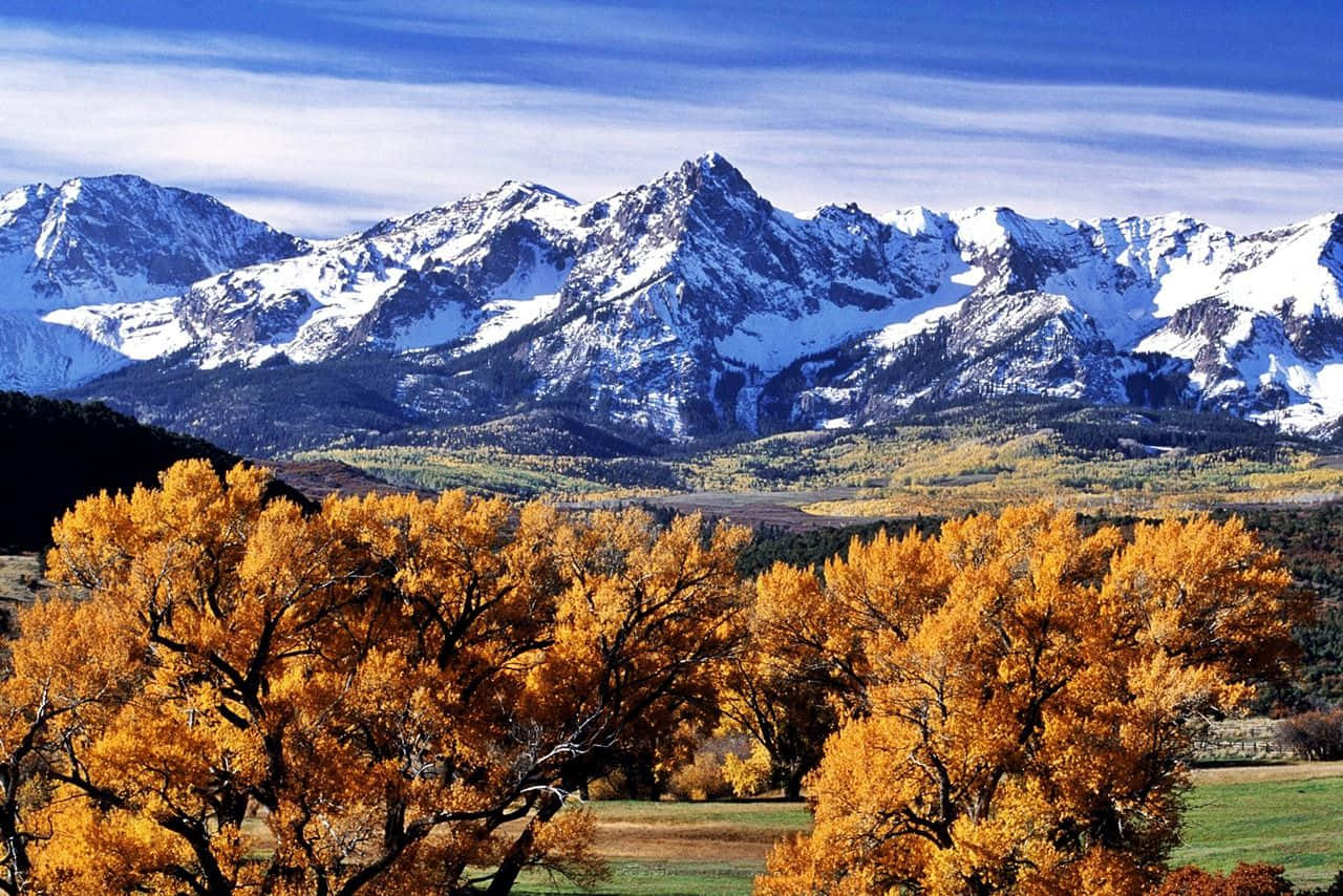 Looking Out Into The Splendours Of Colorado Wallpaper