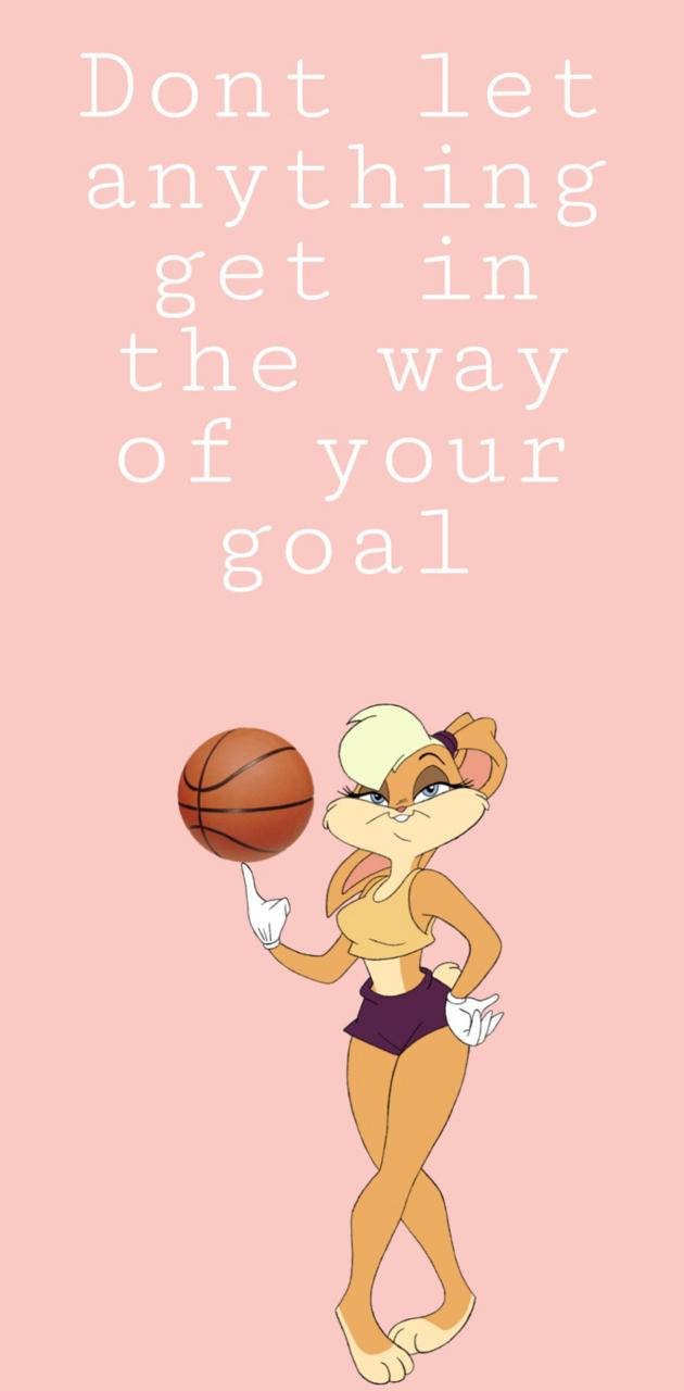 Looney Tunes Lola Bunny Quote Wallpaper