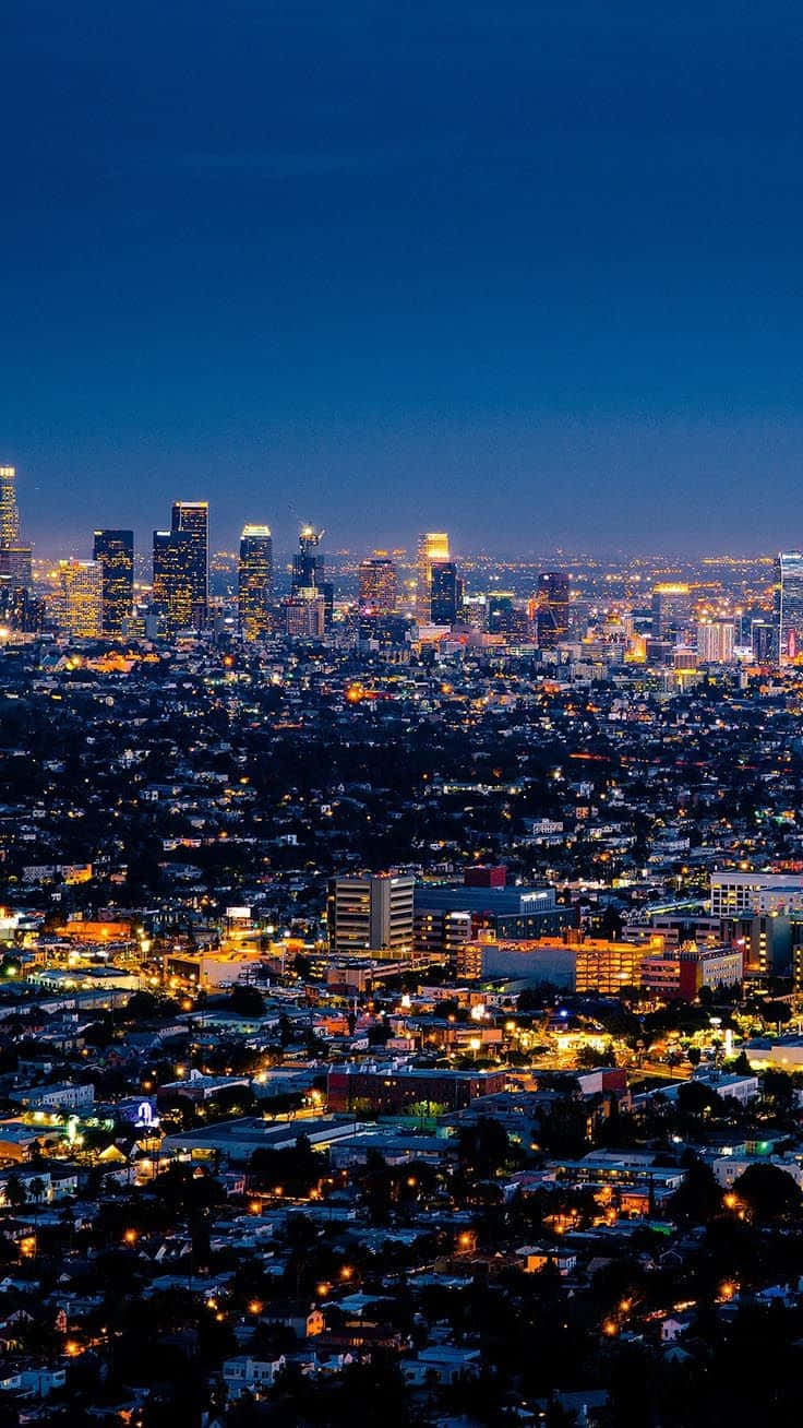 Los Angeles Iphone Screensaver Theme Wallpaper