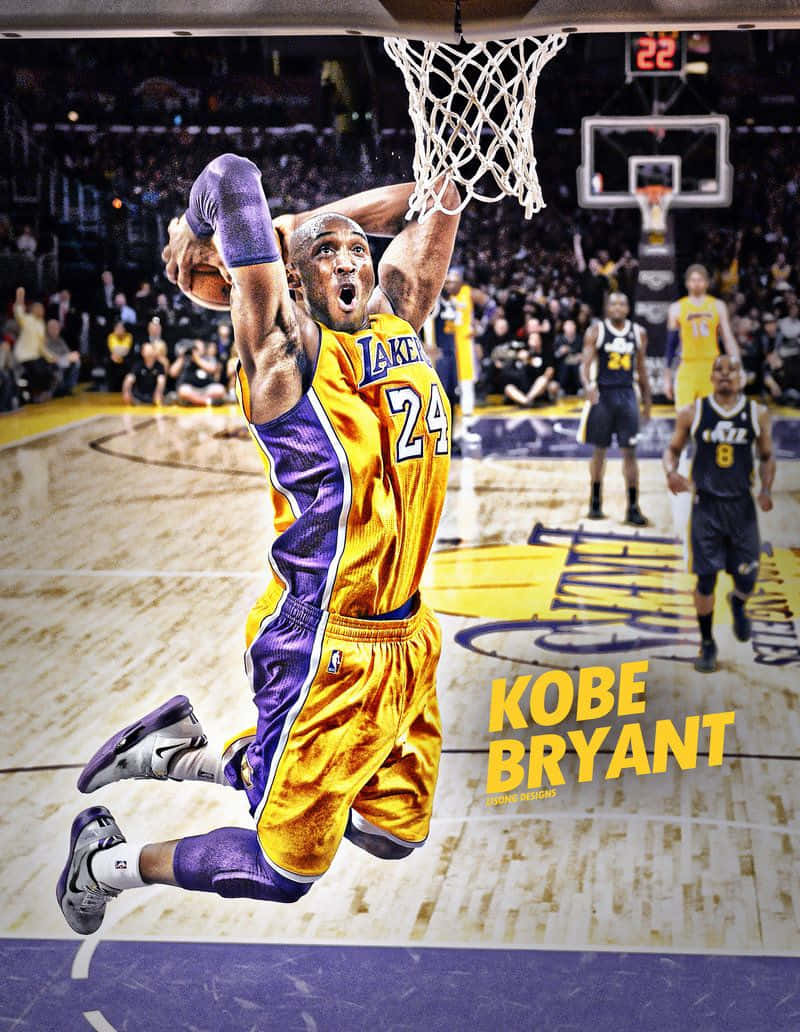 Los Angeles Lakers Legends - Lebron James And Kobe Bryant Wallpaper