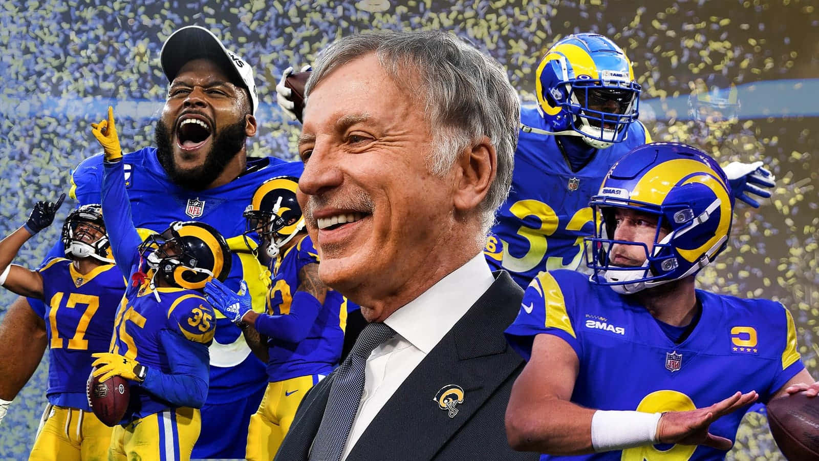 Los Angeles Rams Celebrationand Owner Wallpaper