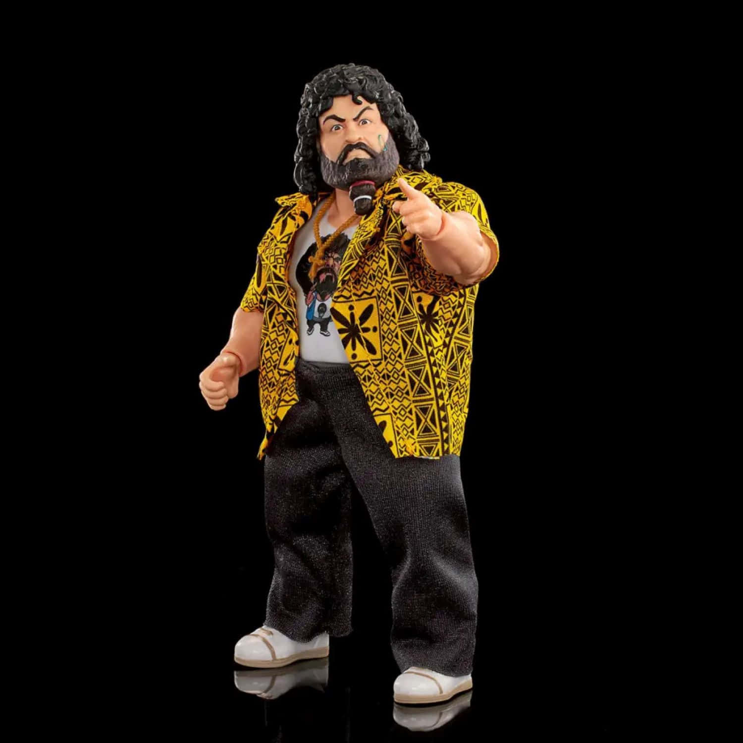 Lou Albano Figure Pointing Wallpaper