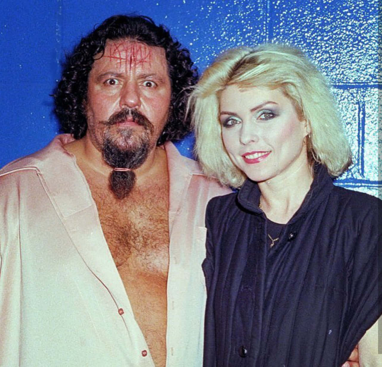 Lou Albano With Debbie Harry Wallpaper