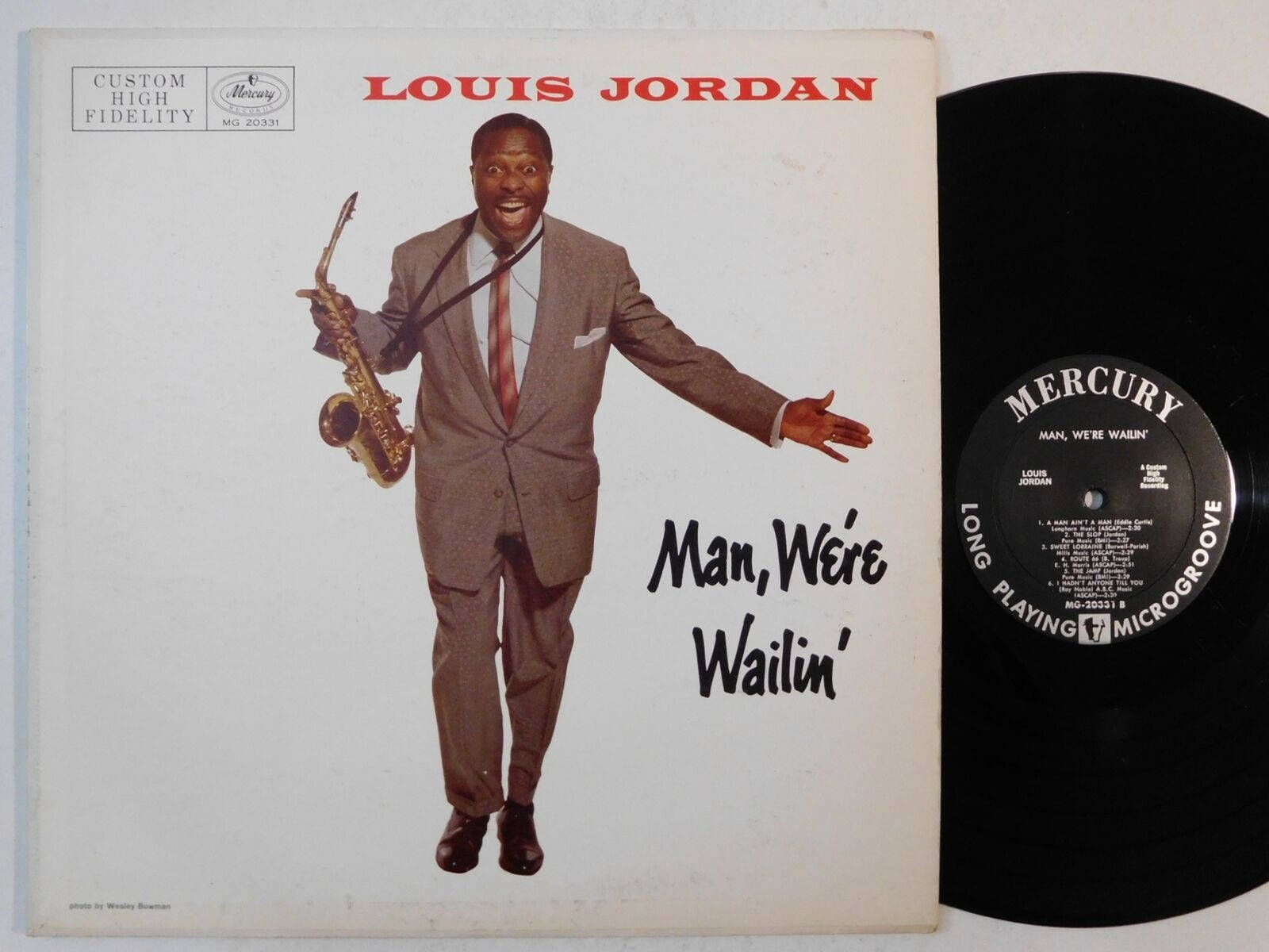 Louis Jordan Man We're Wailin Lp Wallpaper