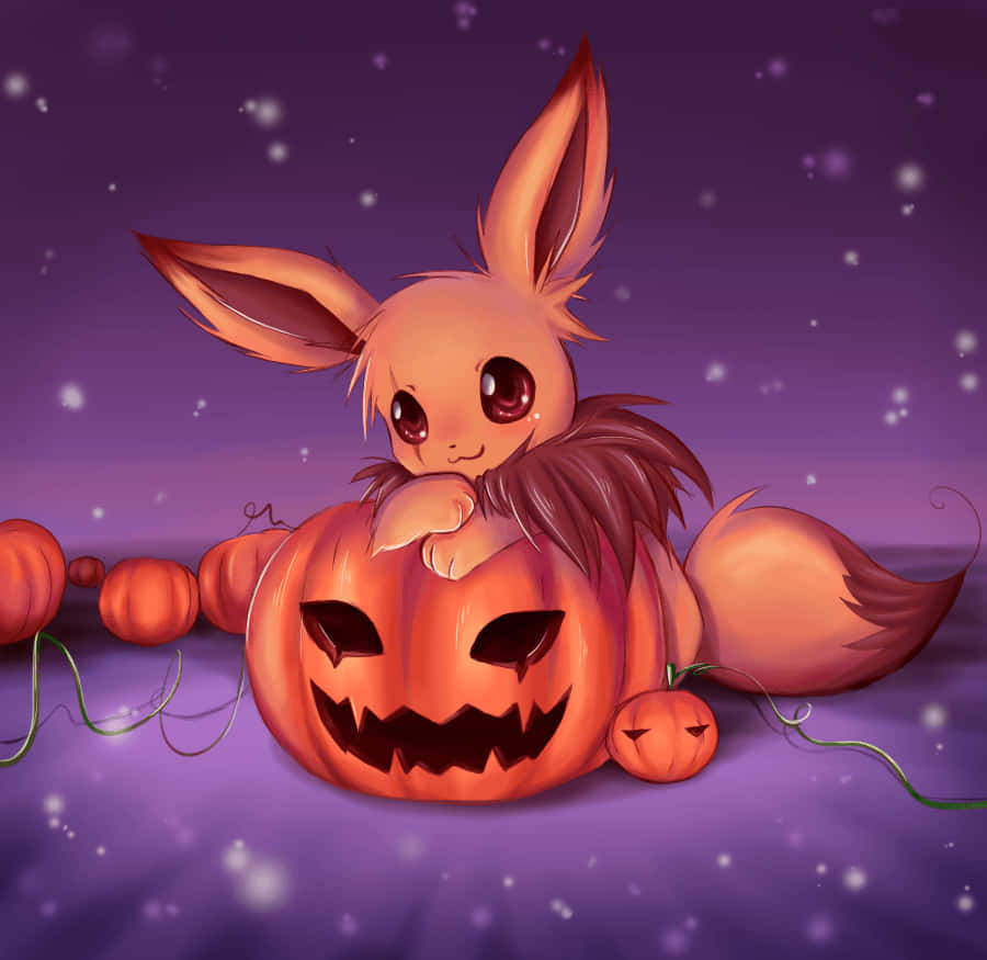 Lovable And Cuddly Cute Eevee. Wallpaper