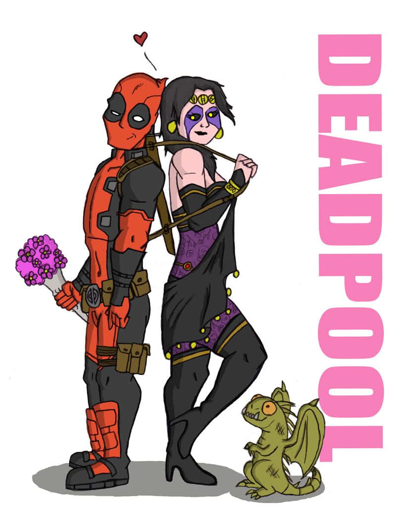 Love And Laughter - Deadpool And Vanessa Wallpaper